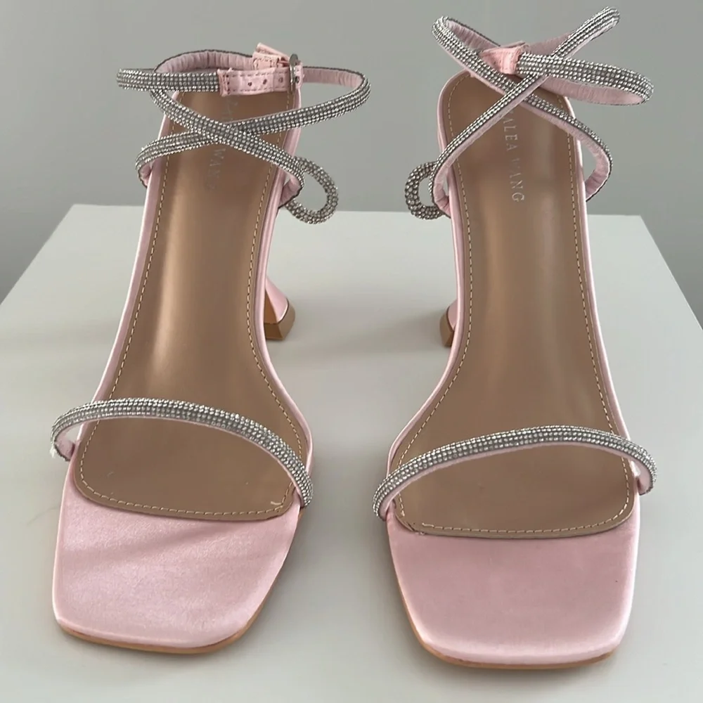 Pink Rhinestone Heels - Picture 8 of 10